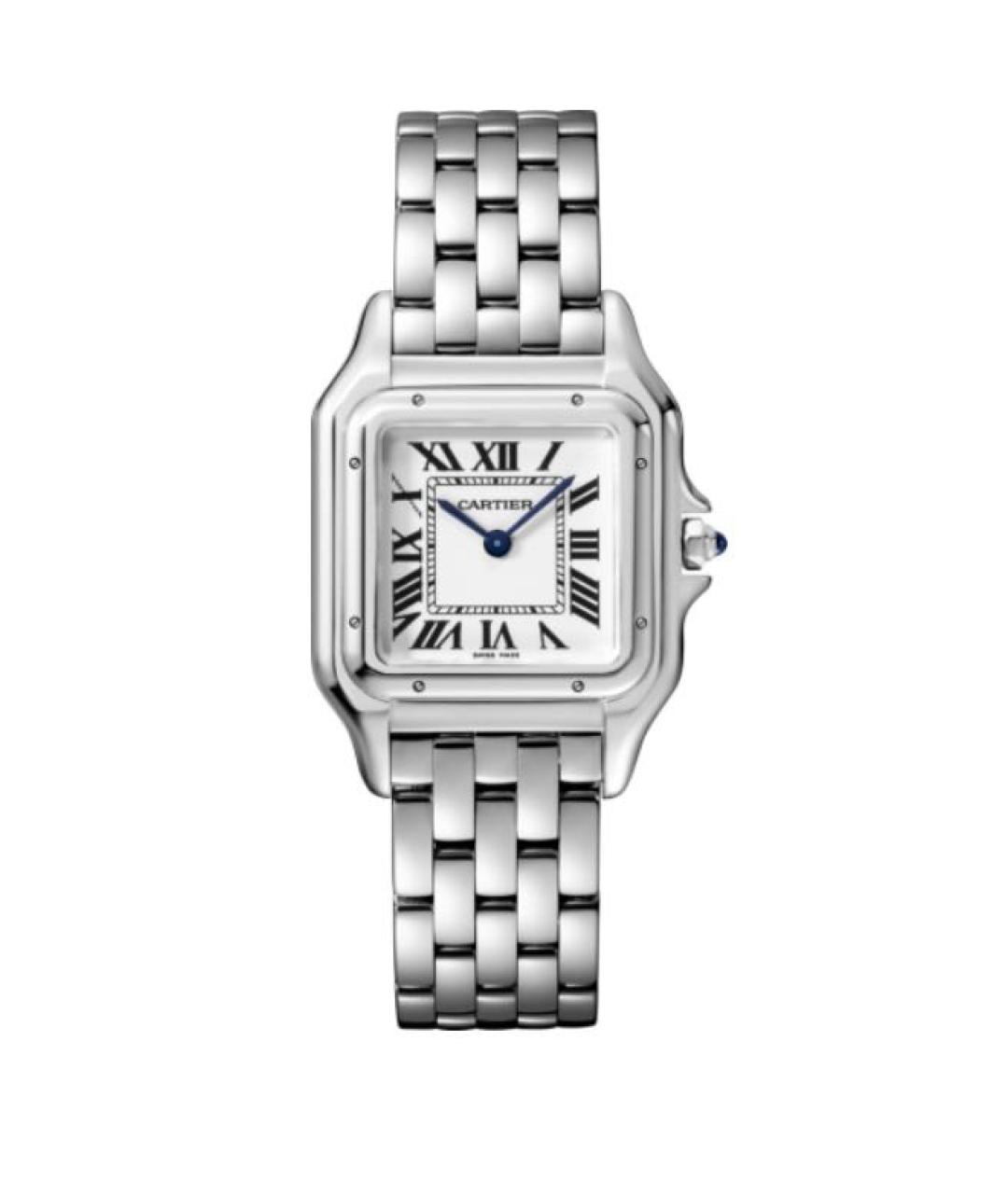 CARTIER Серебряные часы из белого золота, фото 5