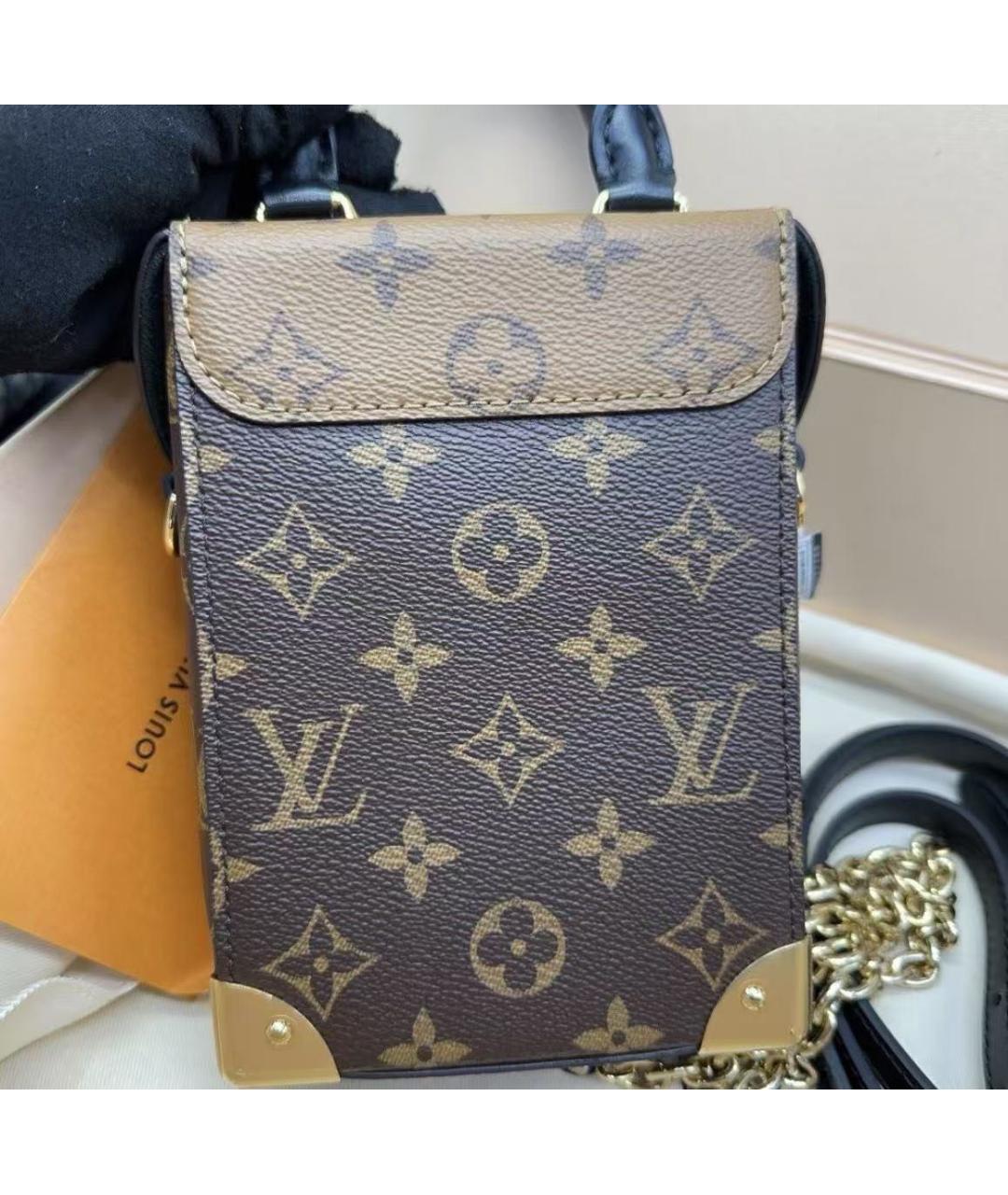 LOUIS VUITTON Кожаная сумка через плечо, фото 3