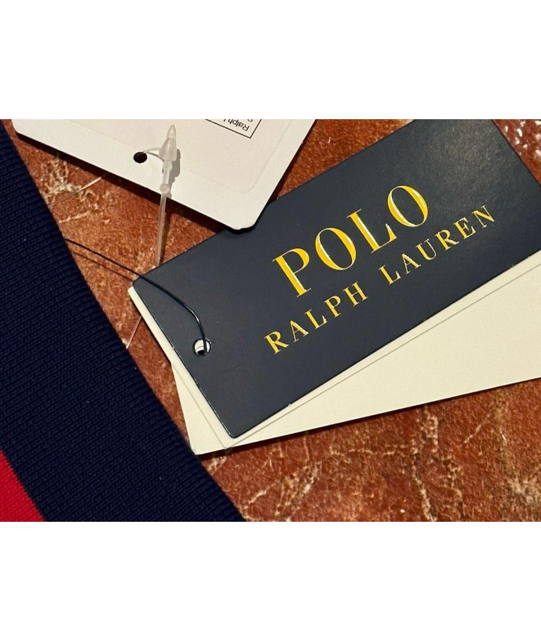 POLO RALPH LAUREN Мульти хлопковое поло с коротким рукавом, фото 8