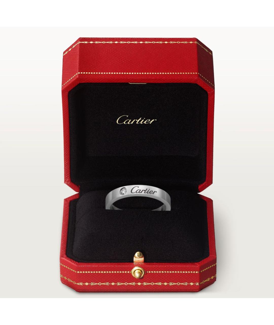 CARTIER Серебряное кольцо из белого золота, фото 2