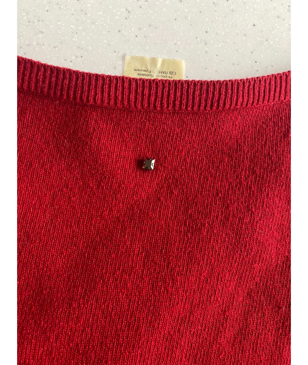 MARINA RINALDI Красный вискозный джемпер / свитер, фото 2