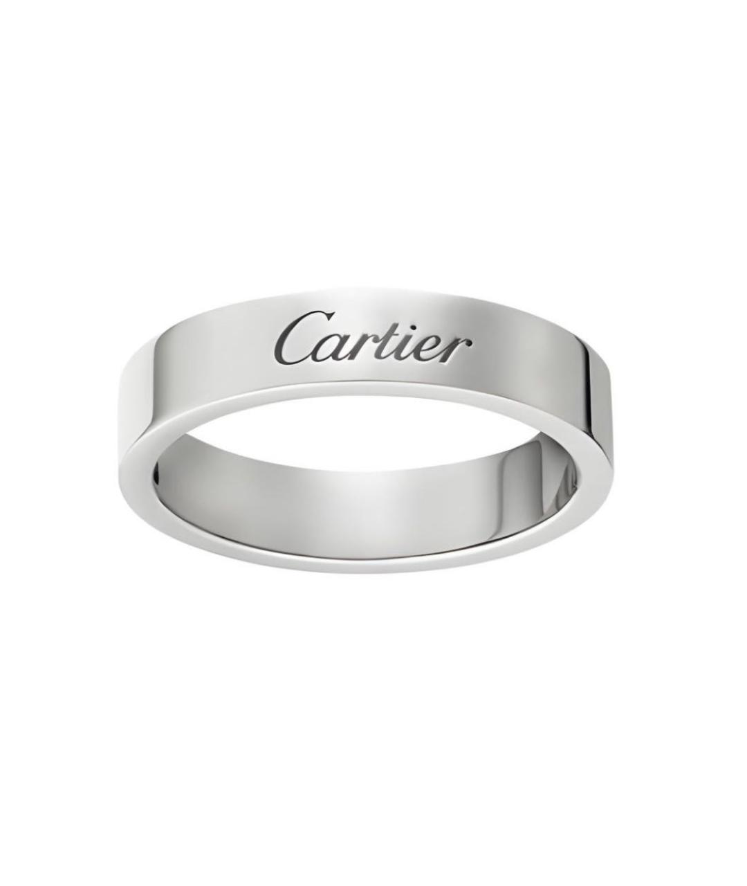 CARTIER Серебряное платиновое кольцо, фото 1