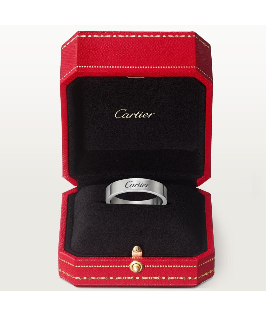 CARTIER Серебряное платиновое кольцо, фото 2