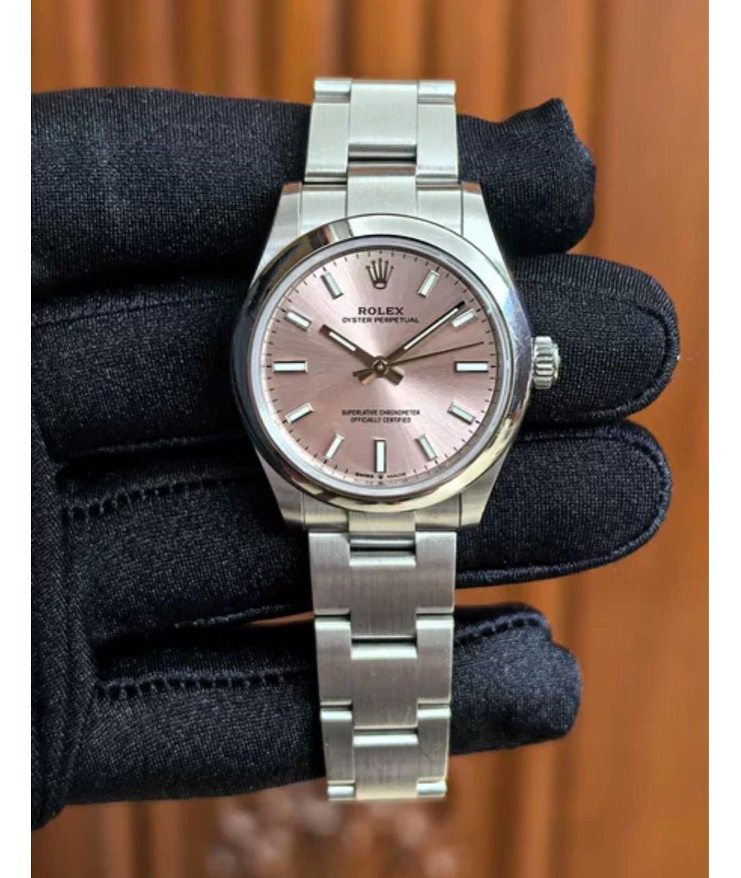 ROLEX Розовые часы, фото 7