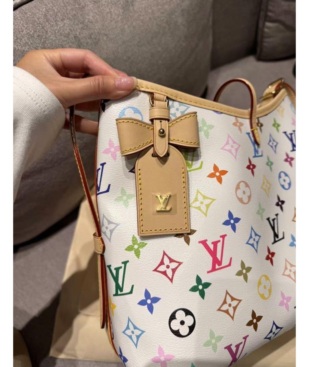 LOUIS VUITTON Белая сумка тоут, фото 3