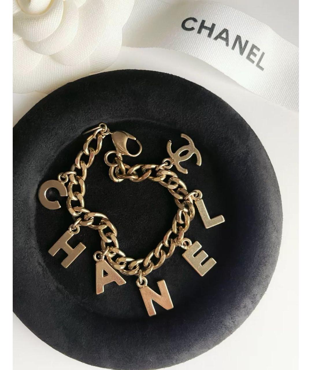 CHANEL Золотой браслет, фото 6