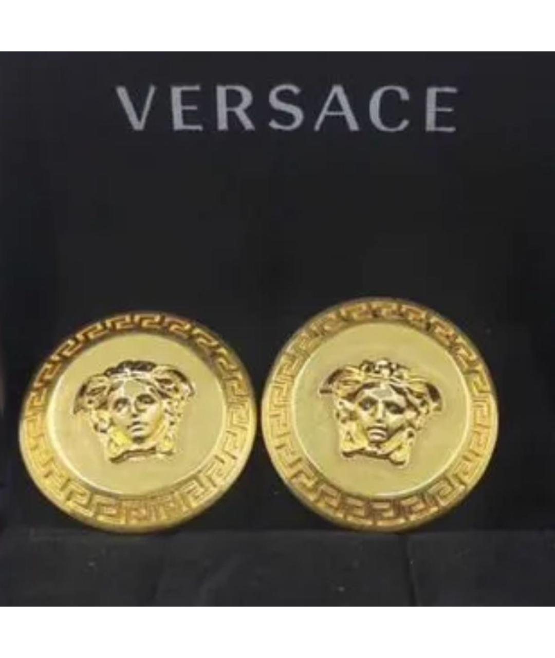 VERSACE Золотые серьги, фото 5