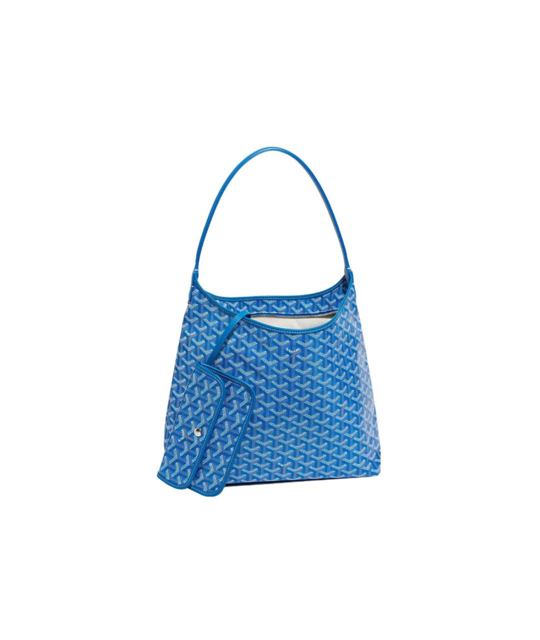 GOYARD Синяя кожаная сумка тоут, фото 3