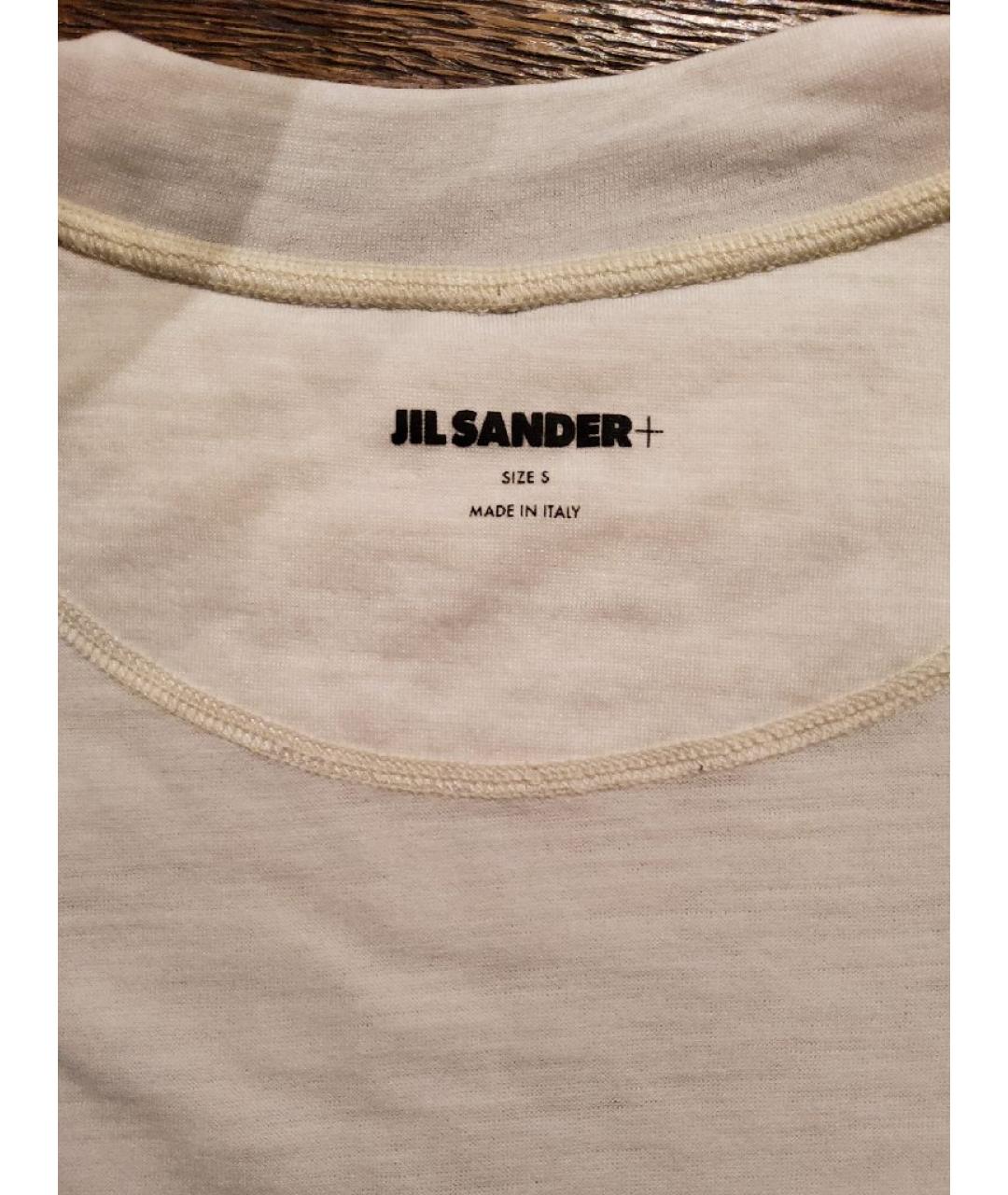 JIL SANDER Бежевый шерстяной джемпер / свитер, фото 4