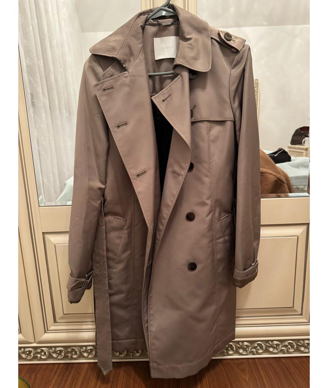 HUGO BOSS Серый тренч/плащ, фото 9