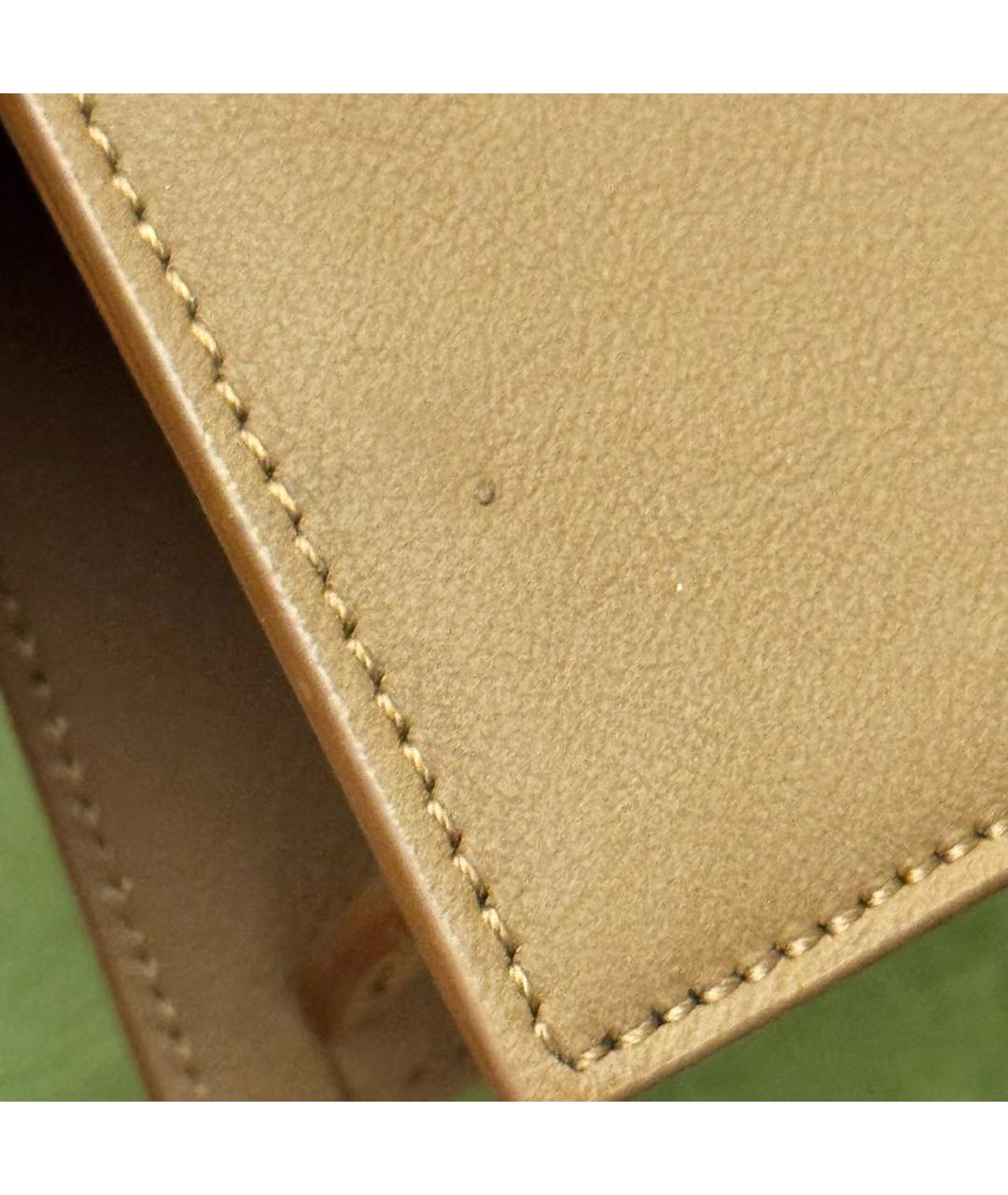 JACQUEMUS Коричневая кожаная сумка через плечо, фото 7