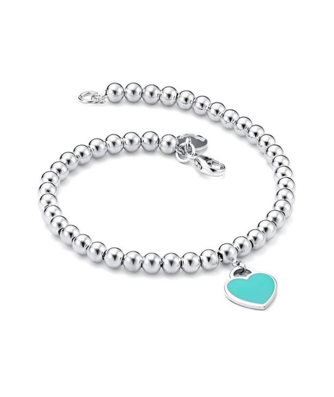 TIFFANY&CO Бирюзовый серебряный браслет, фото 2