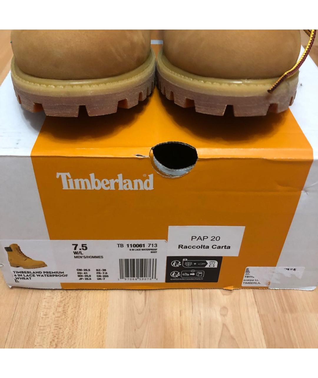 TIMBERLAND Нубуковые высокие ботинки, фото 2