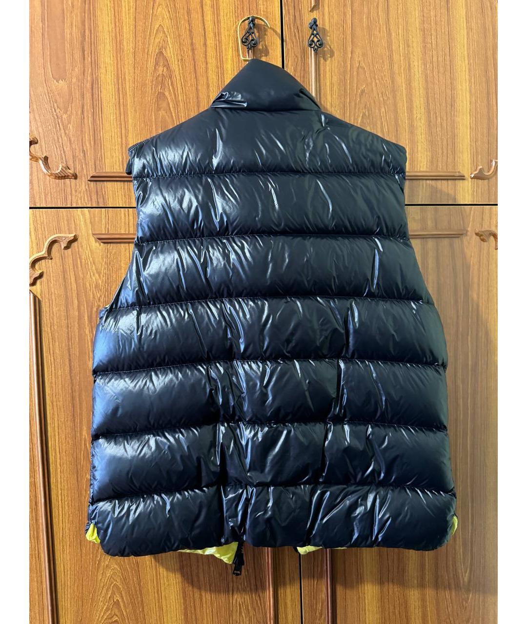 MONCLER Черный жилет, фото 2