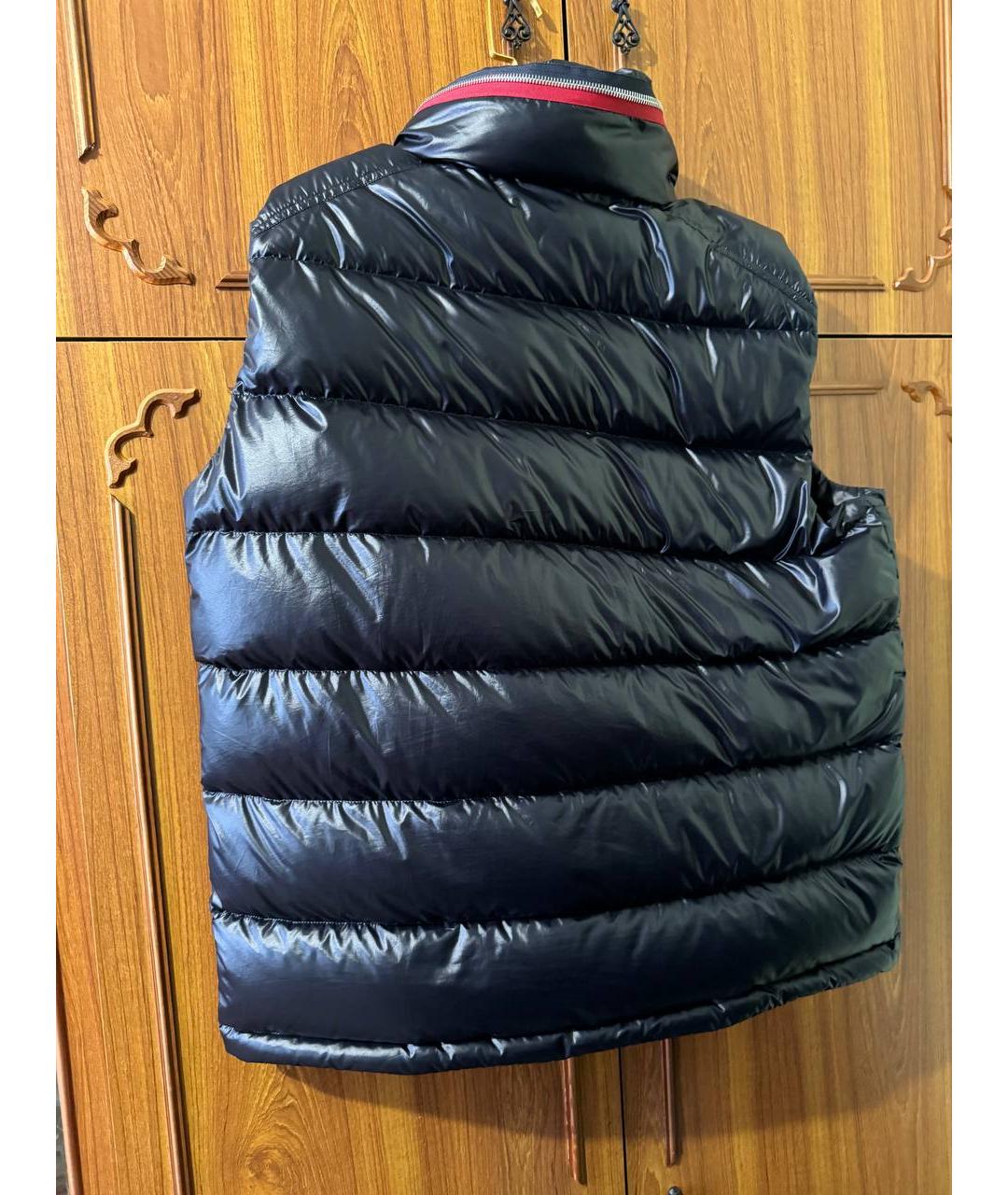 MONCLER Черный жилет, фото 3