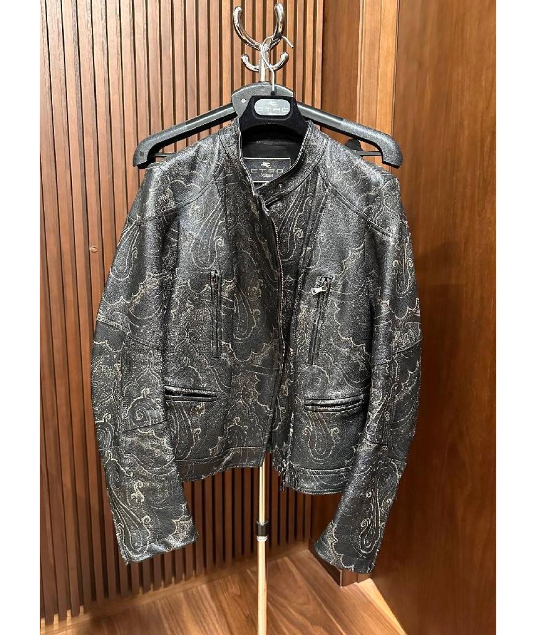 ETRO Мульти кожаная куртка, фото 9