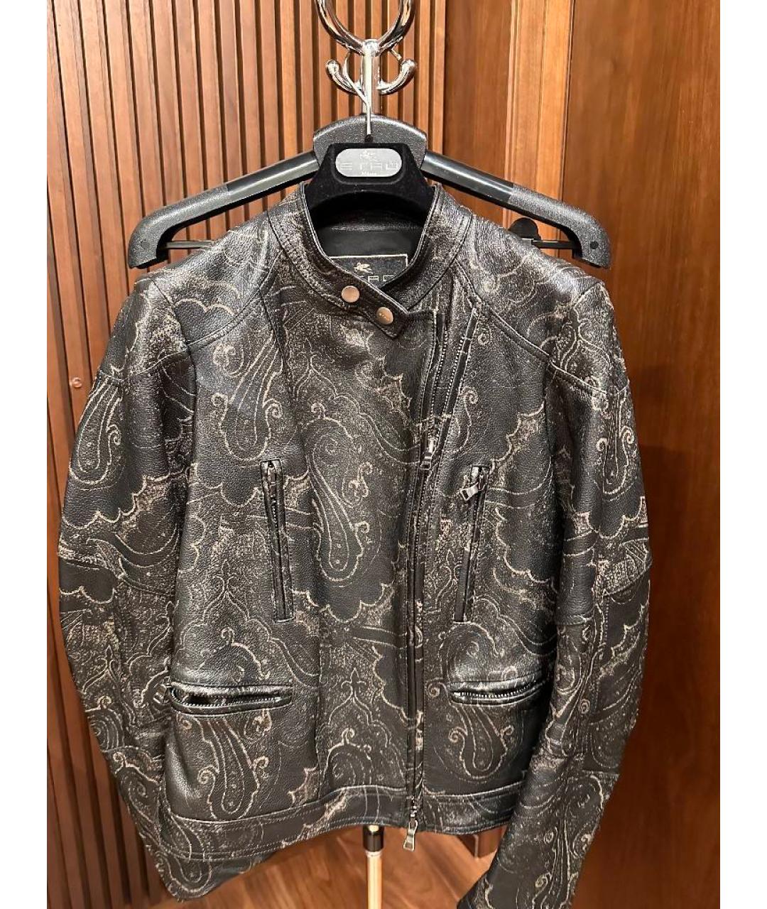 ETRO Мульти кожаная куртка, фото 6