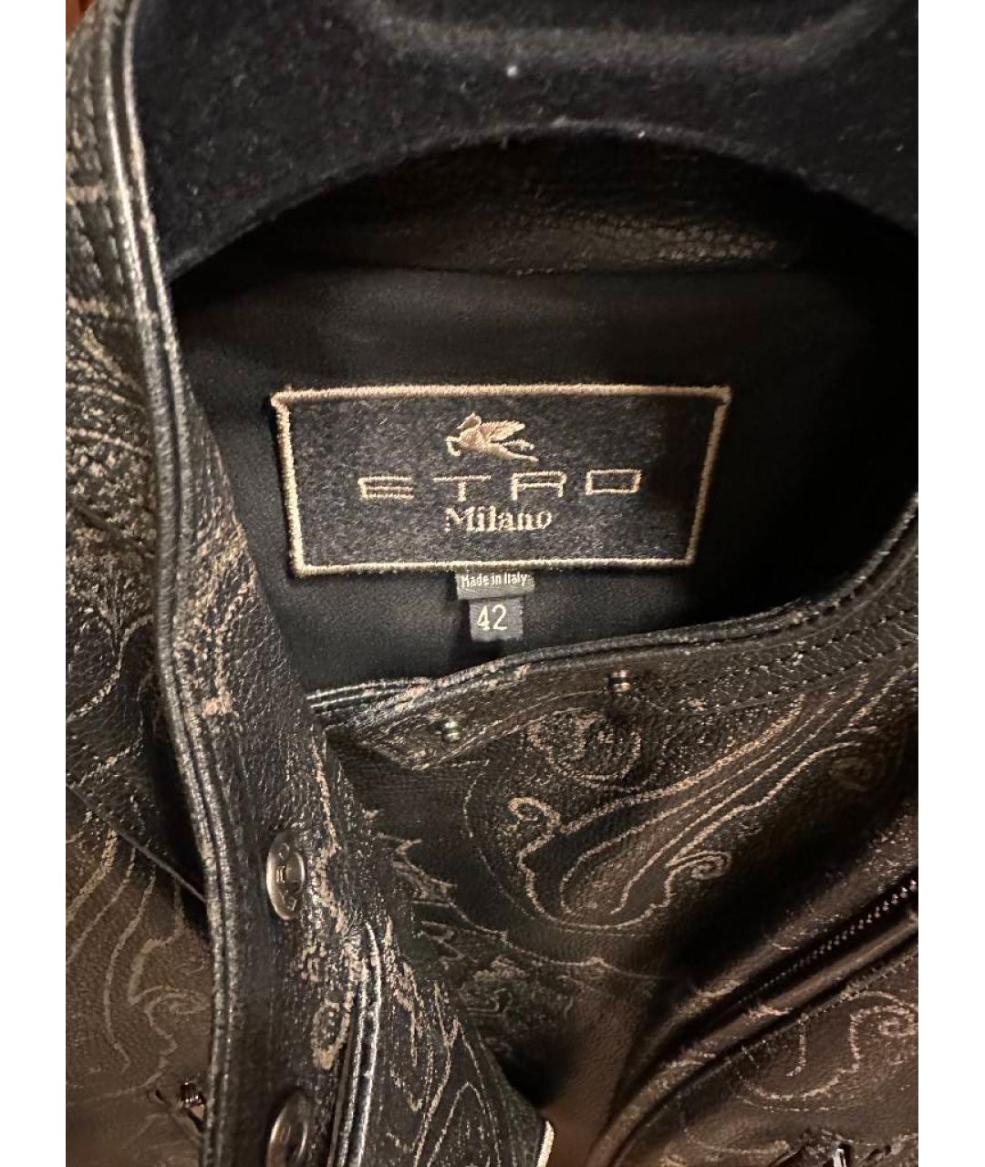 ETRO Мульти кожаная куртка, фото 2