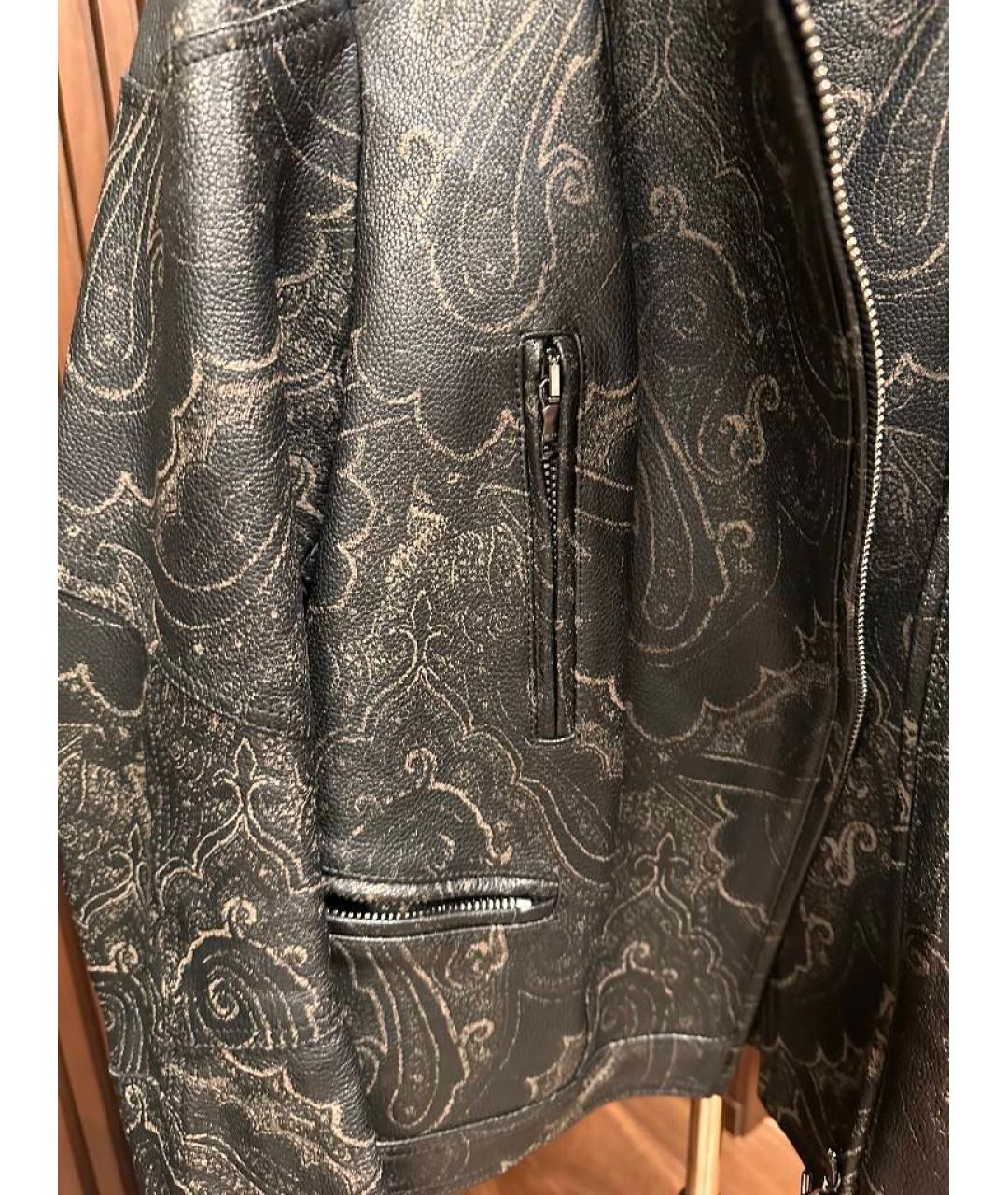 ETRO Мульти кожаная куртка, фото 4
