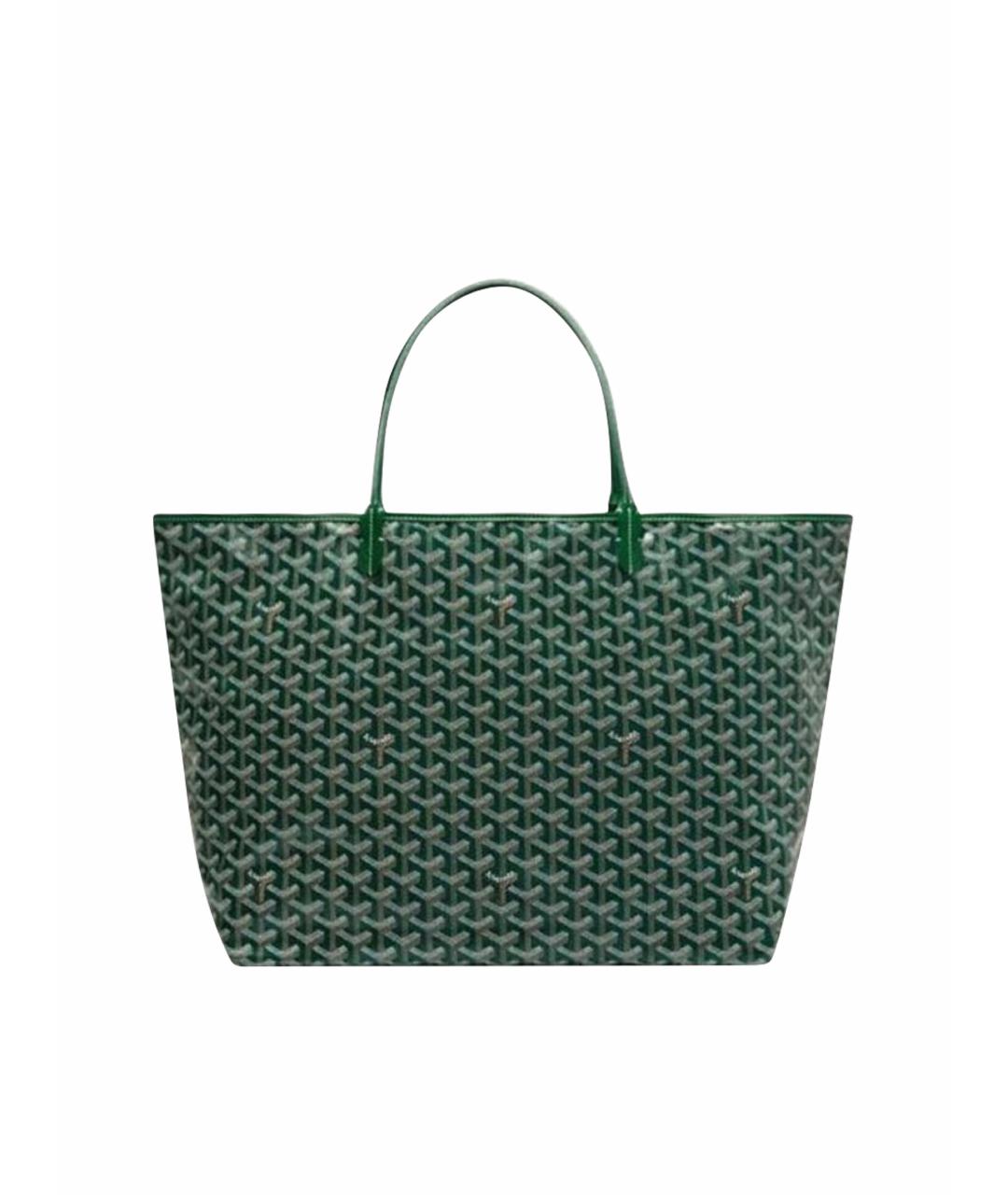 GOYARD Зеленая сумка тоут, фото 1