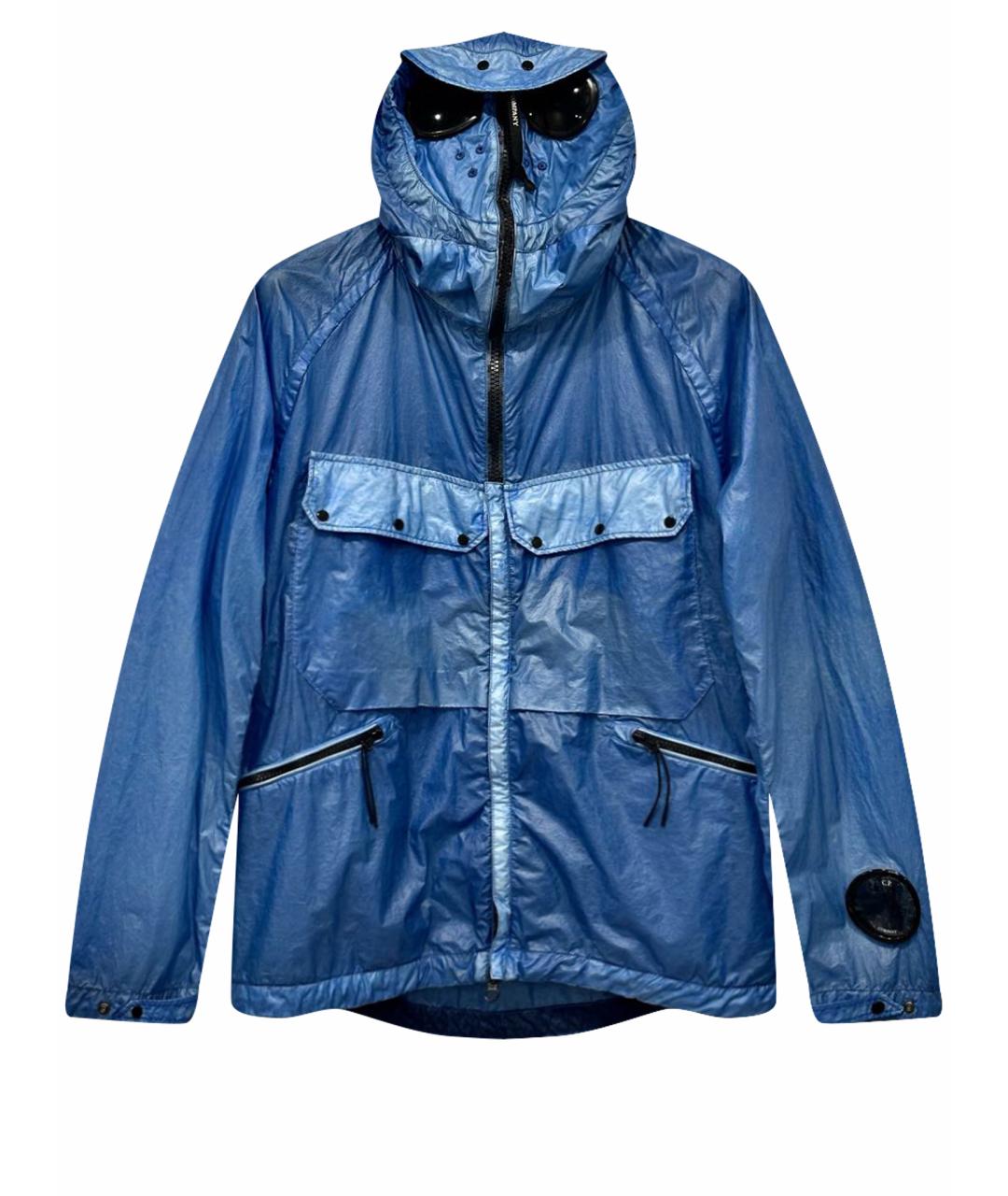 CP COMPANY Голубая полиамидовая куртка, фото 1