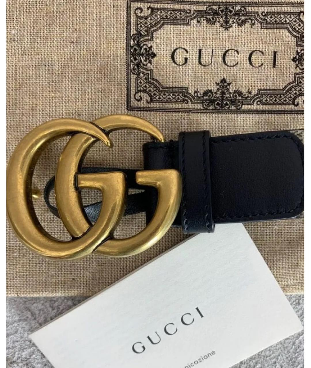 GUCCI Коричневый кожаный ремень, фото 5