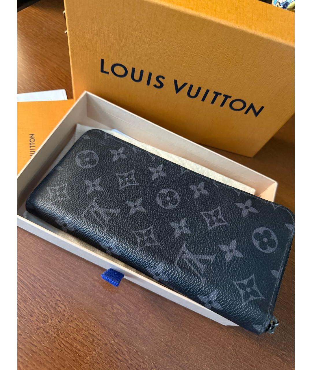 LOUIS VUITTON Черный кошелек, фото 2