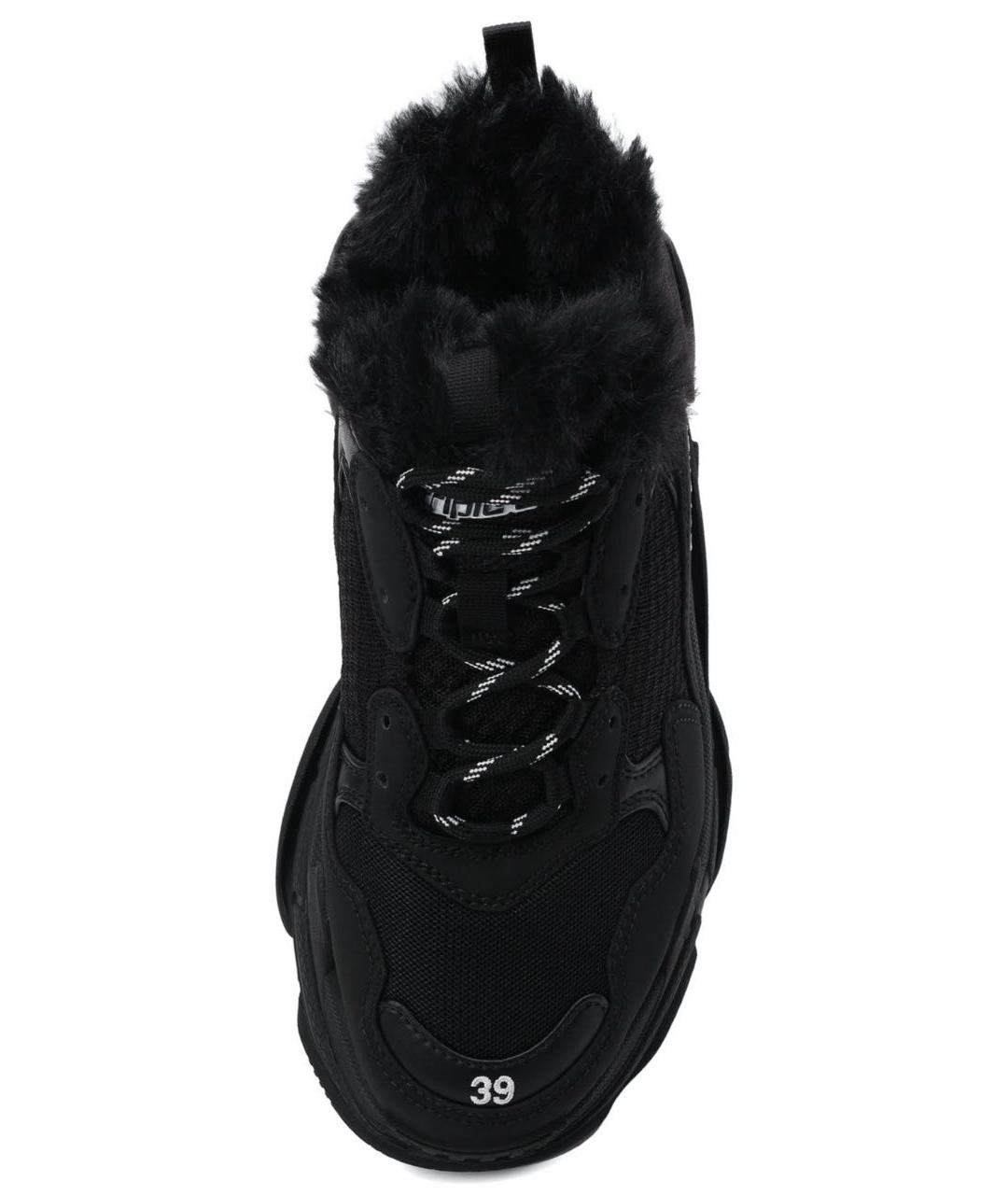 BALENCIAGA Черные кроссовки, фото 3