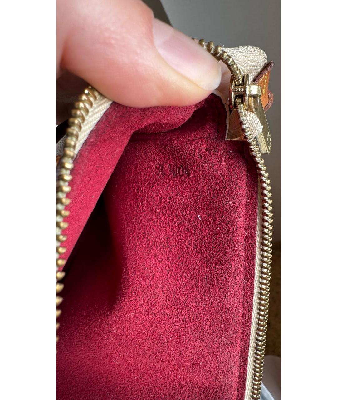 LOUIS VUITTON Белая сумка с короткими ручками, фото 3