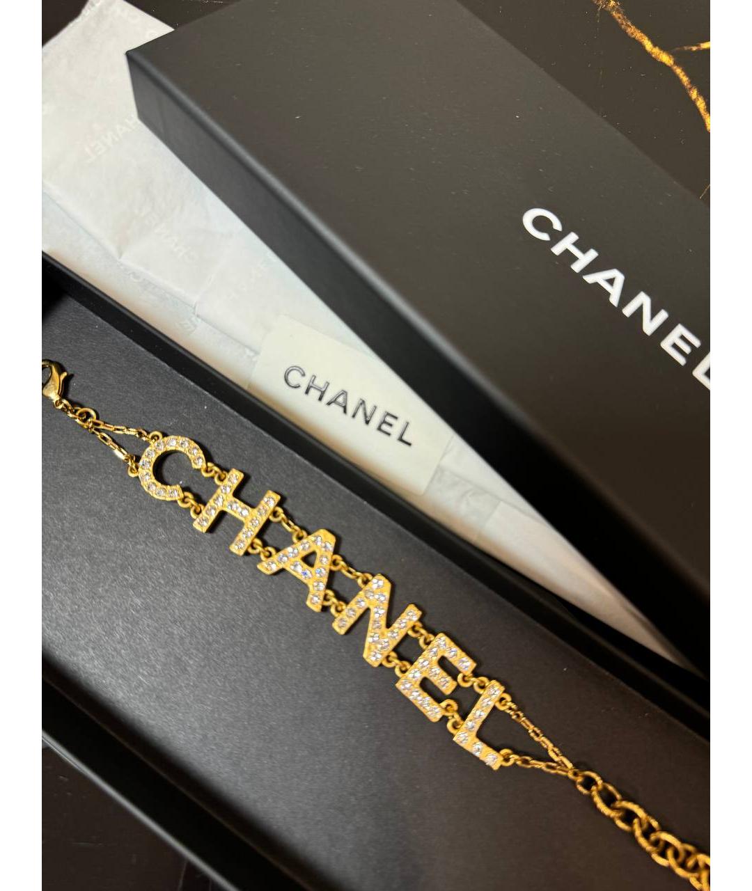 CHANEL Золотой браслет, фото 3