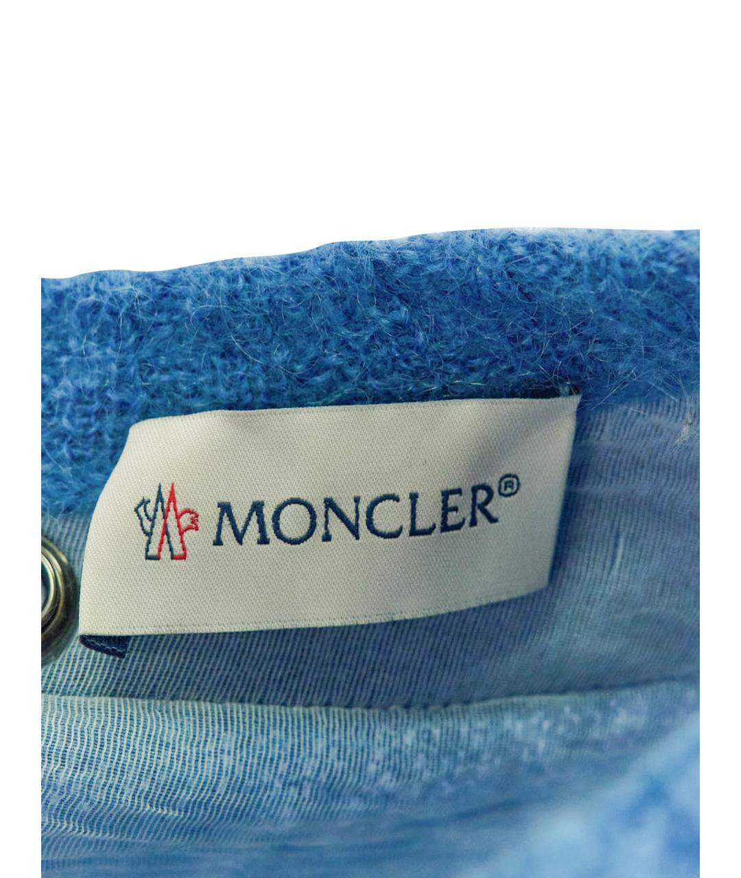 MONCLER Синий джемпер / свитер, фото 7