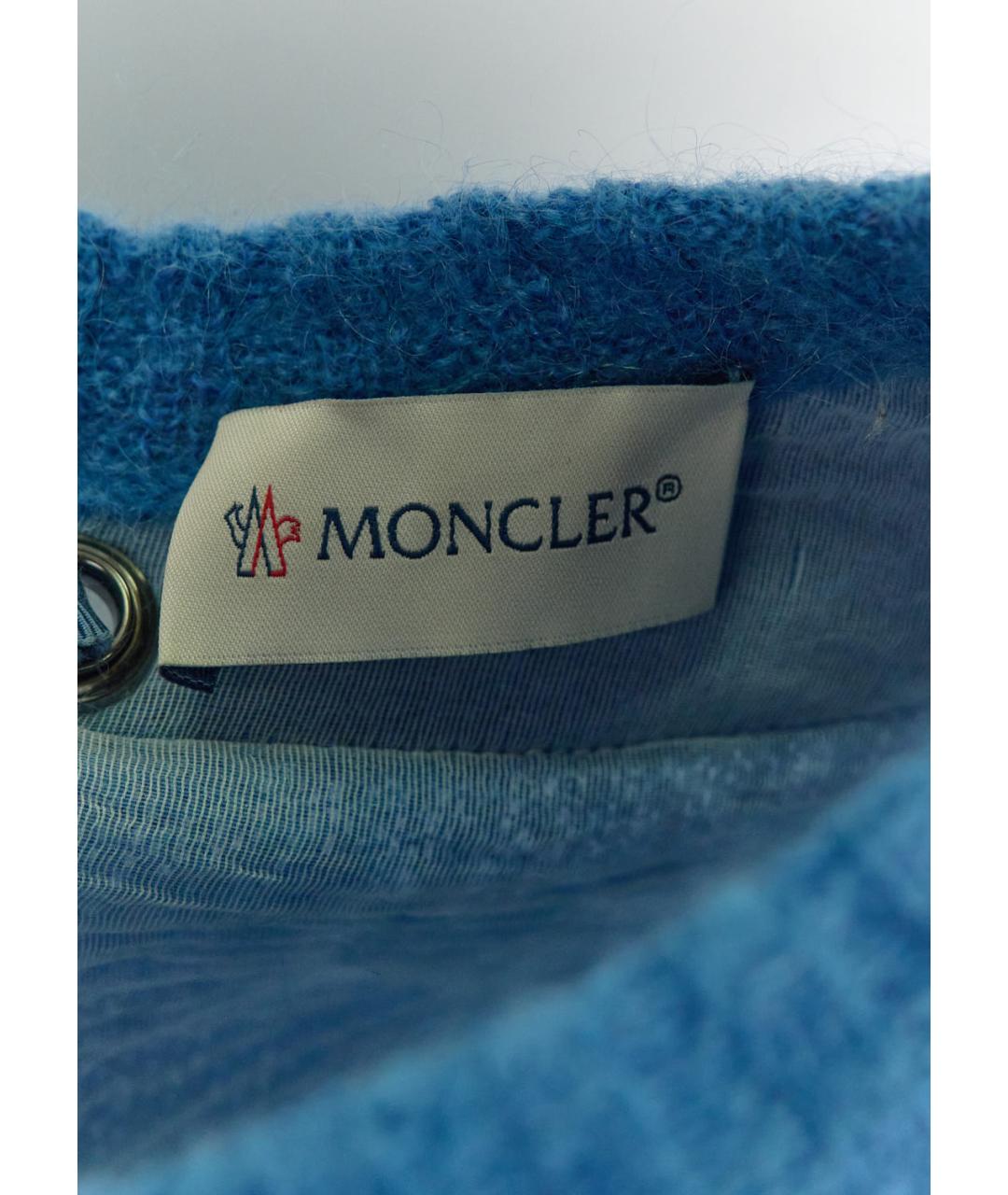 MONCLER Синий джемпер / свитер, фото 3