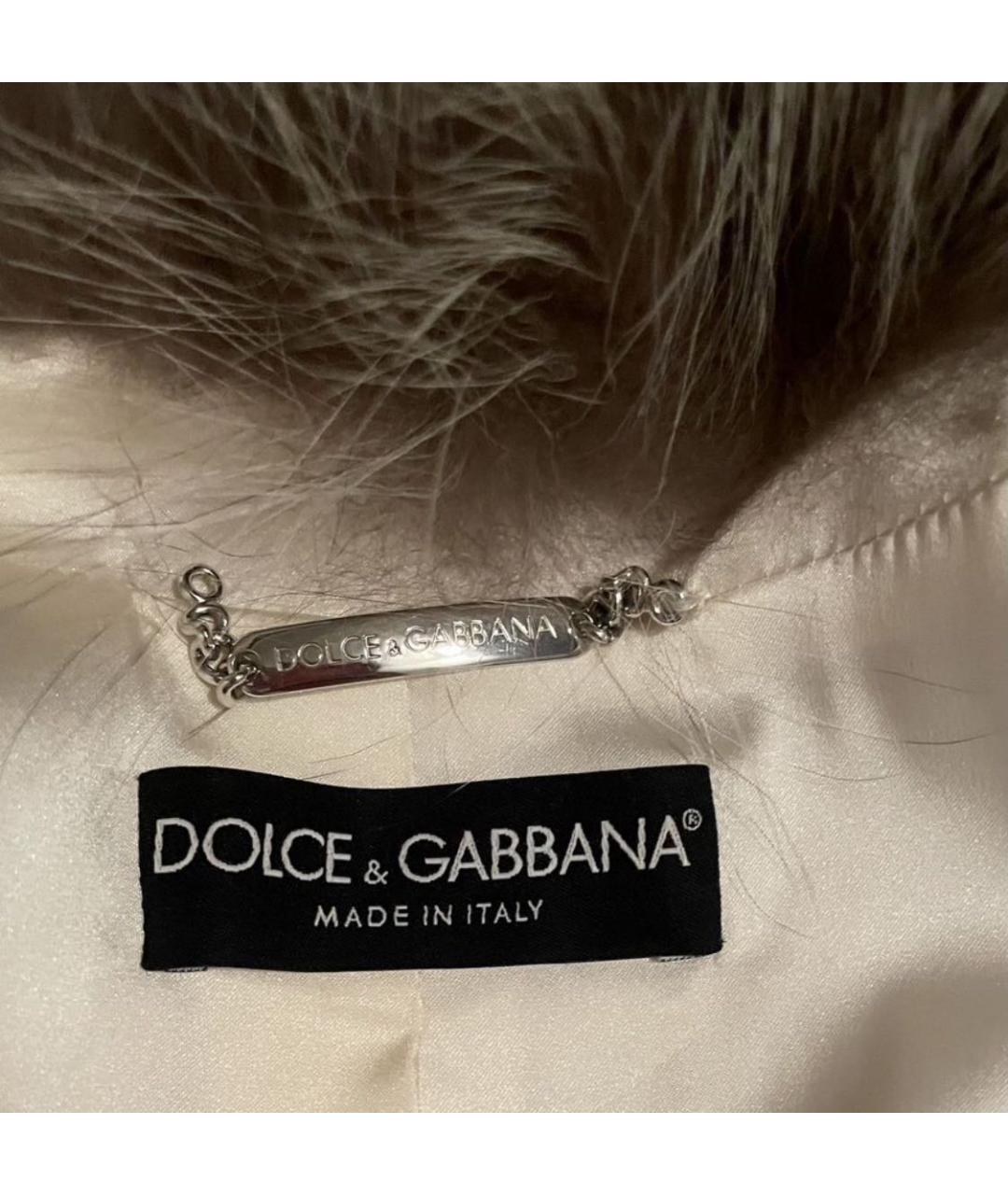 DOLCE&GABBANA Бежевый полиамидовый тренч/плащ, фото 3