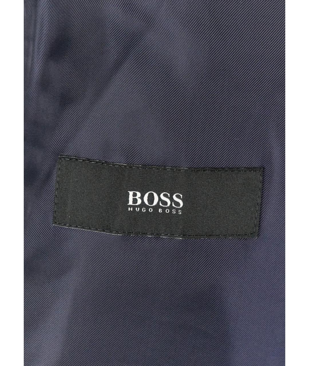 HUGO BOSS Синий шерстяной пиджак, фото 3