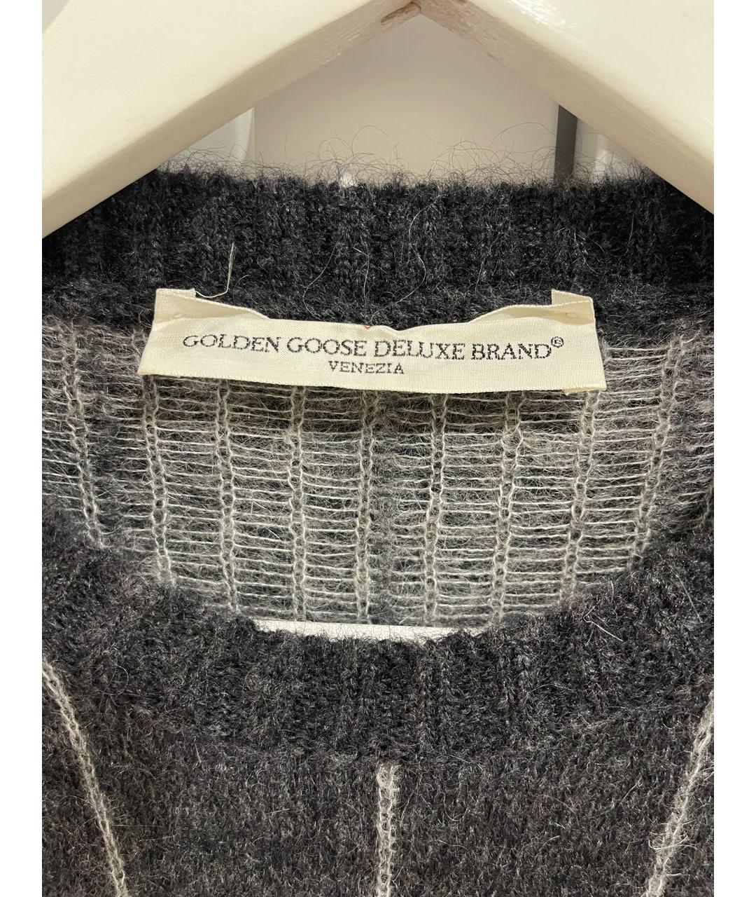 GOLDEN GOOSE DELUXE BRAND Серый шерстяной джемпер / свитер, фото 3