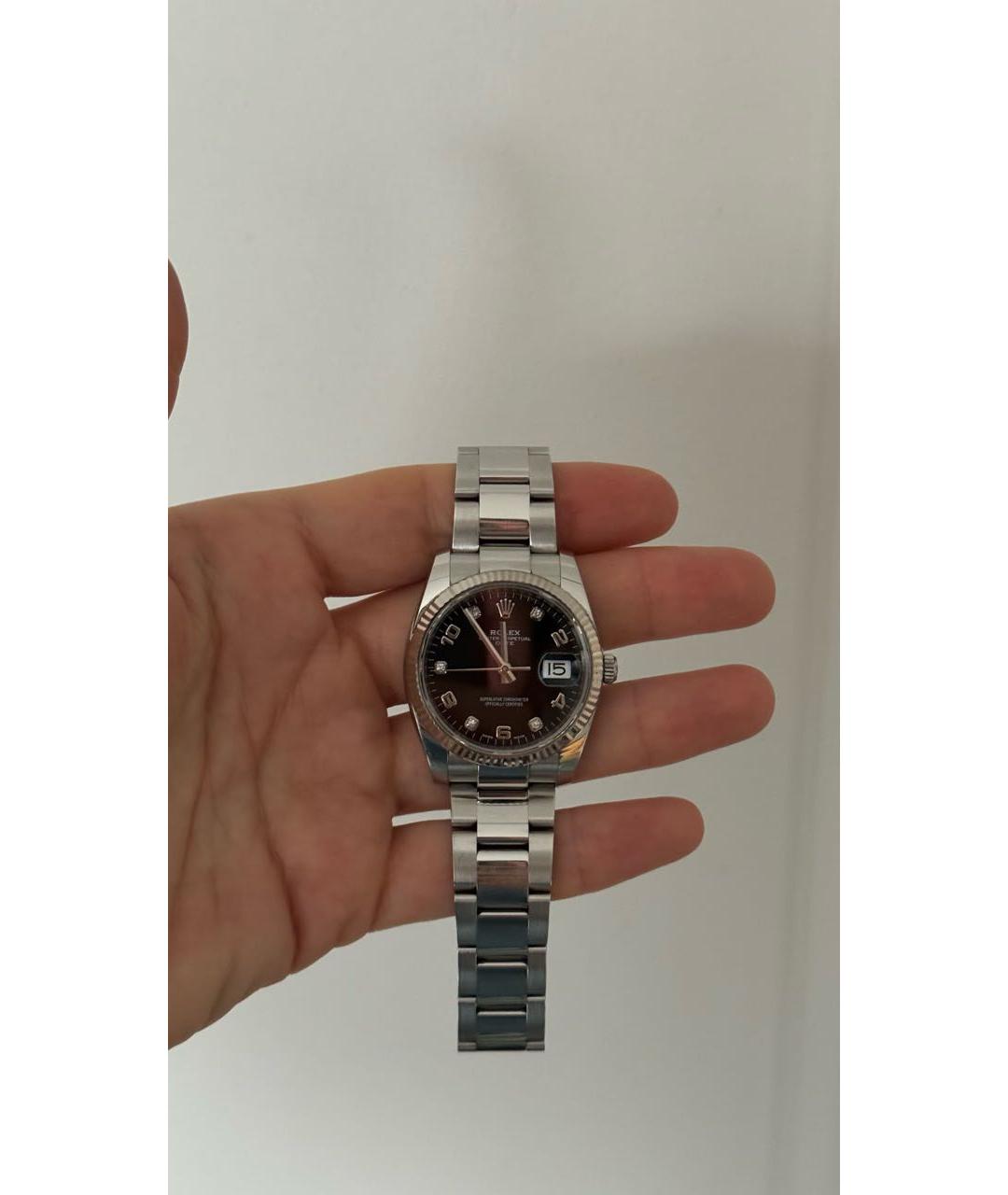 ROLEX Серебряные часы, фото 9