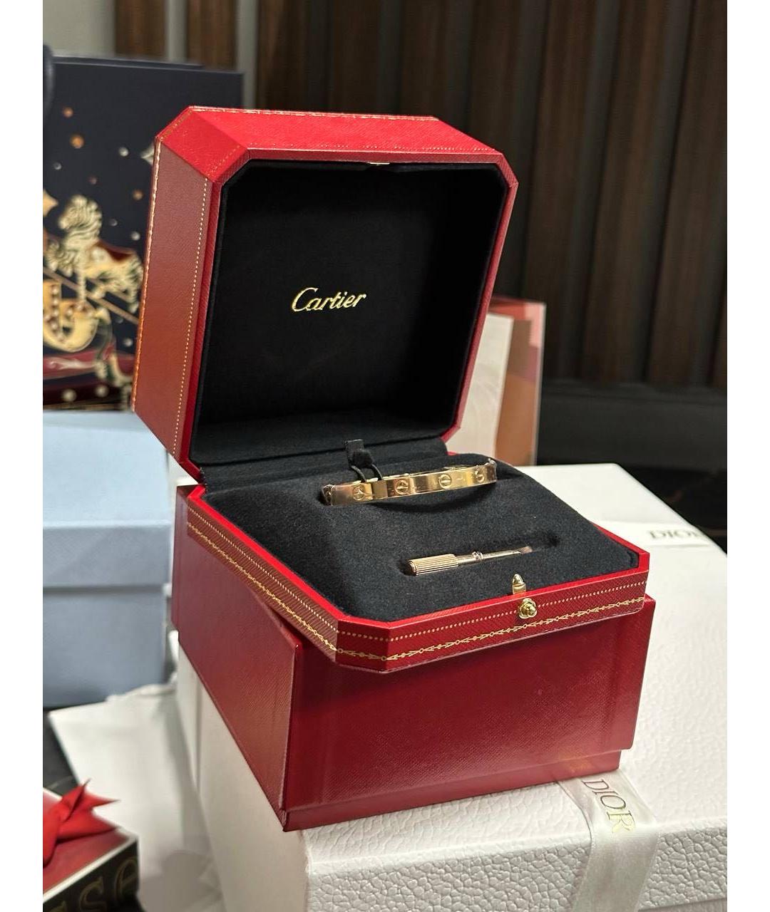 CARTIER Розовый браслет из розового золота, фото 3