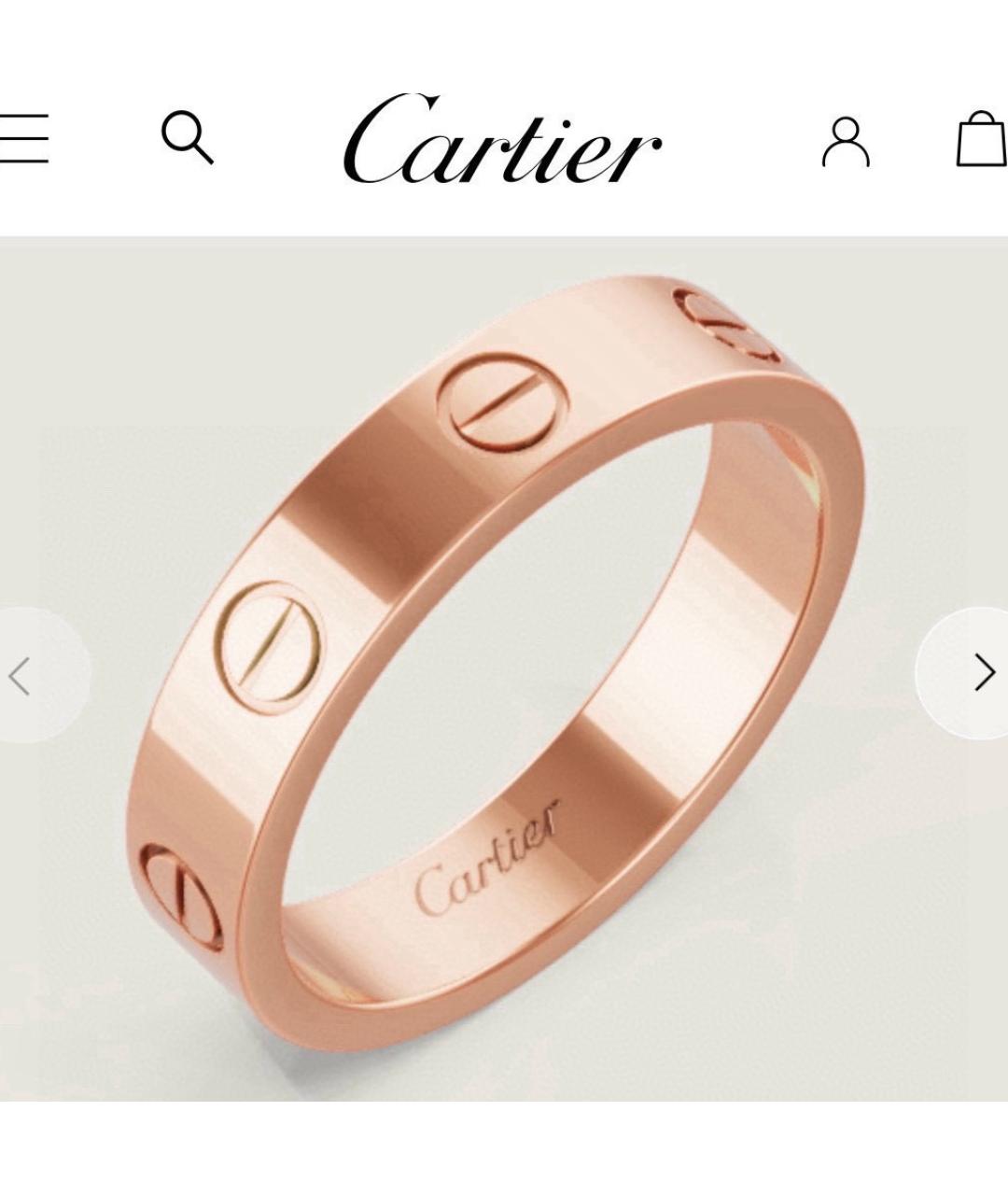 CARTIER Розовое кольцо из розового золота, фото 6