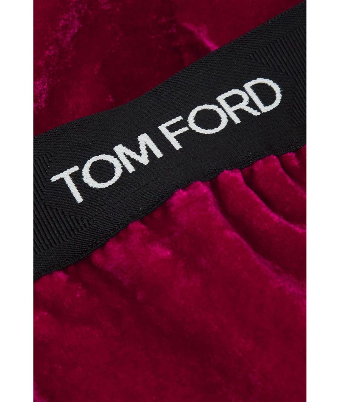 TOM FORD Розовая вискозная юбка мини, фото 3