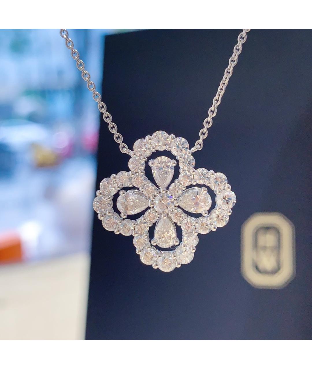 Harry Winston Серебряная подвеска из белого золота, фото 4