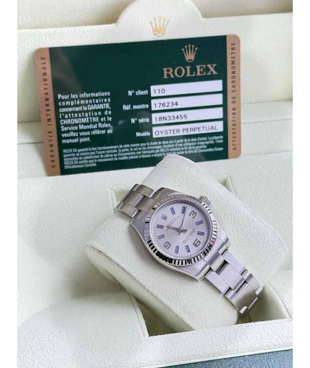 ROLEX Белые часы, фото 3