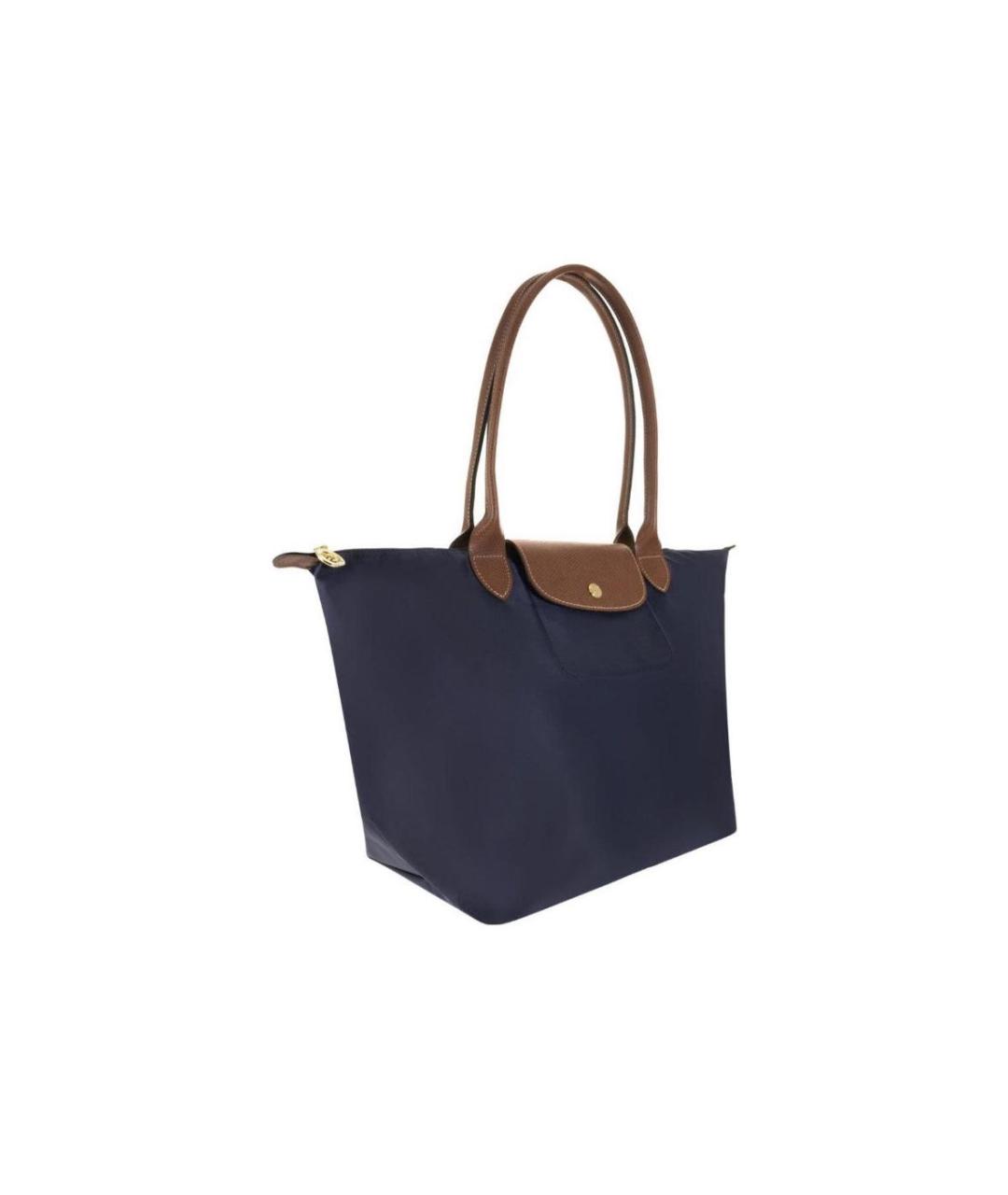 LONGCHAMP Темно-синяя сумка тоут, фото 3