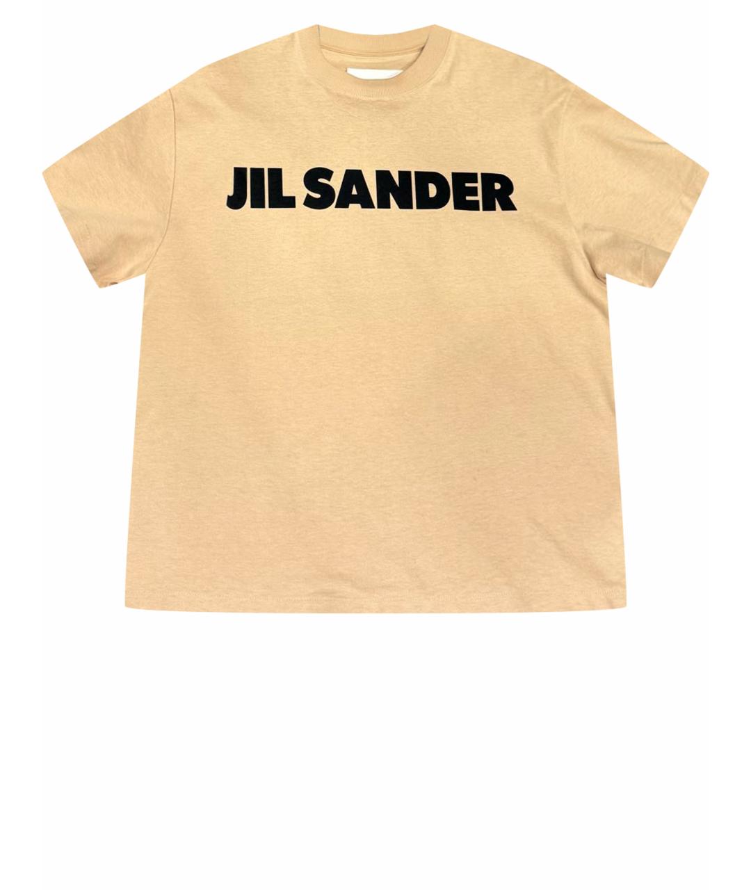 JIL SANDER Бежевая футболка, фото 1