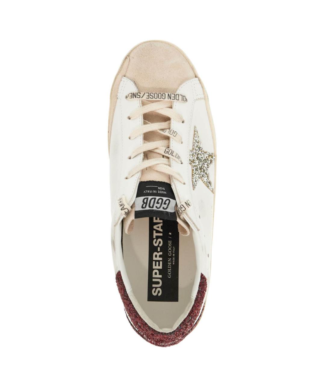 GOLDEN GOOSE DELUXE BRAND Белые кожаные кеды, фото 4