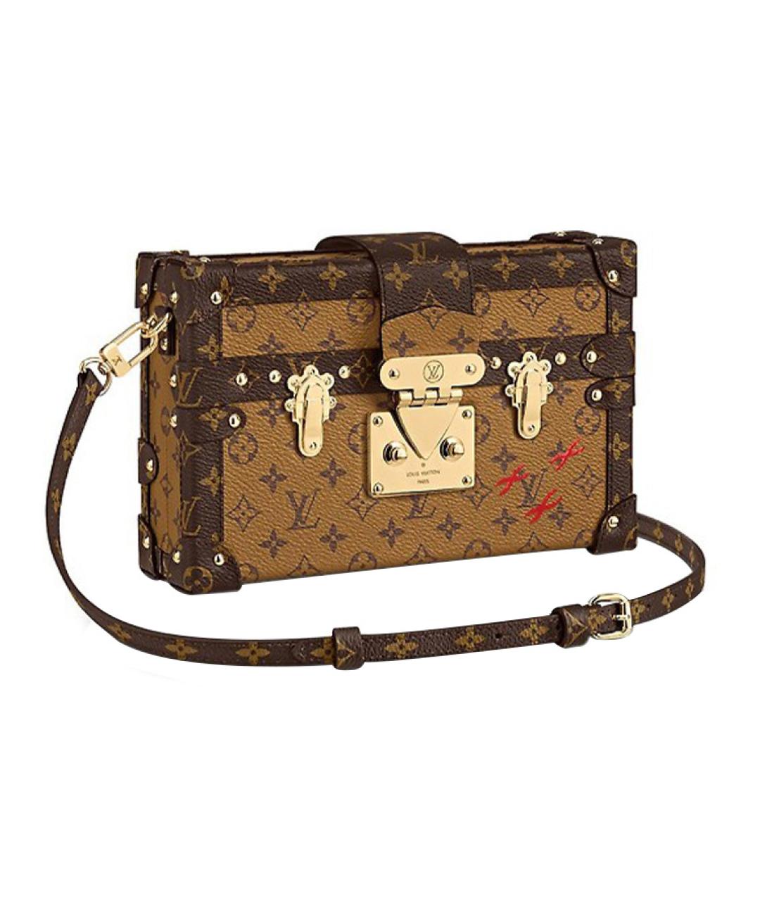 LOUIS VUITTON Коричневая сумка через плечо, фото 1