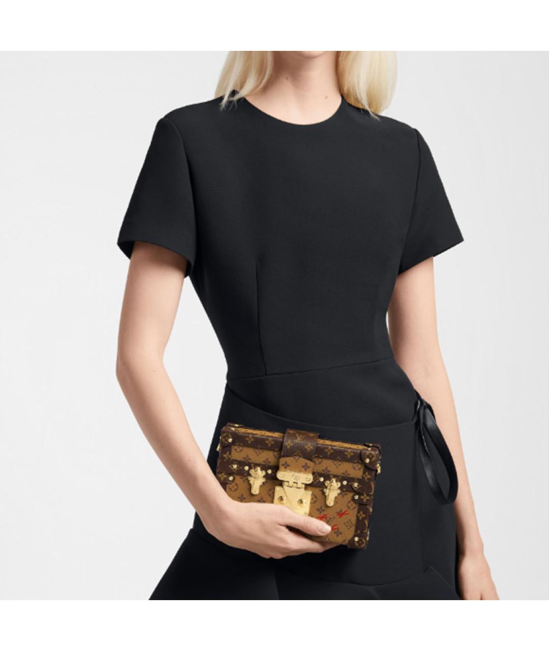 LOUIS VUITTON Коричневая сумка через плечо, фото 6