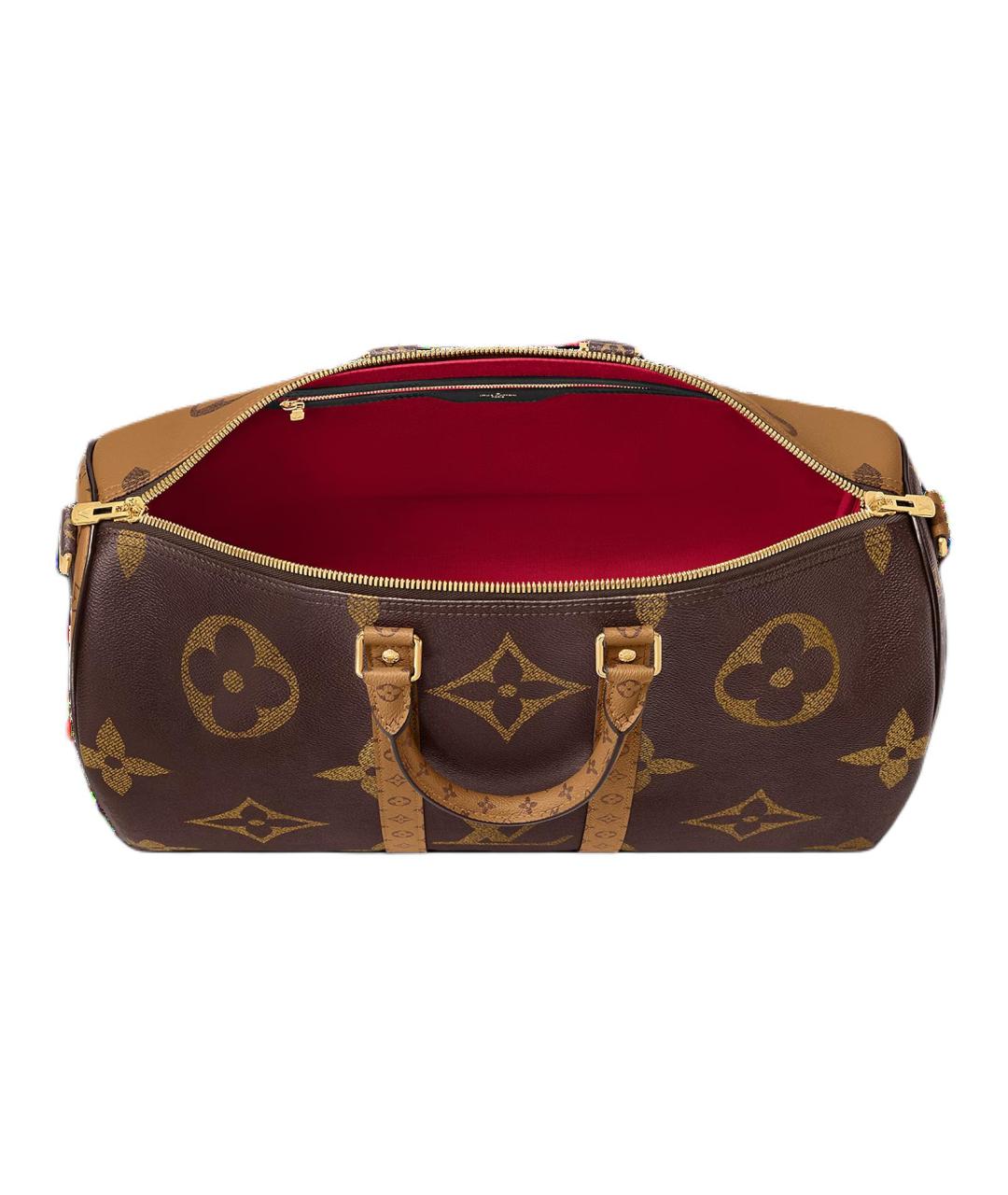 LOUIS VUITTON Коричневая сумка через плечо, фото 3