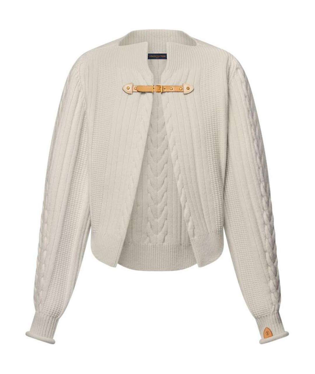 LOUIS VUITTON Бежевый кашемировый джемпер / свитер, фото 1