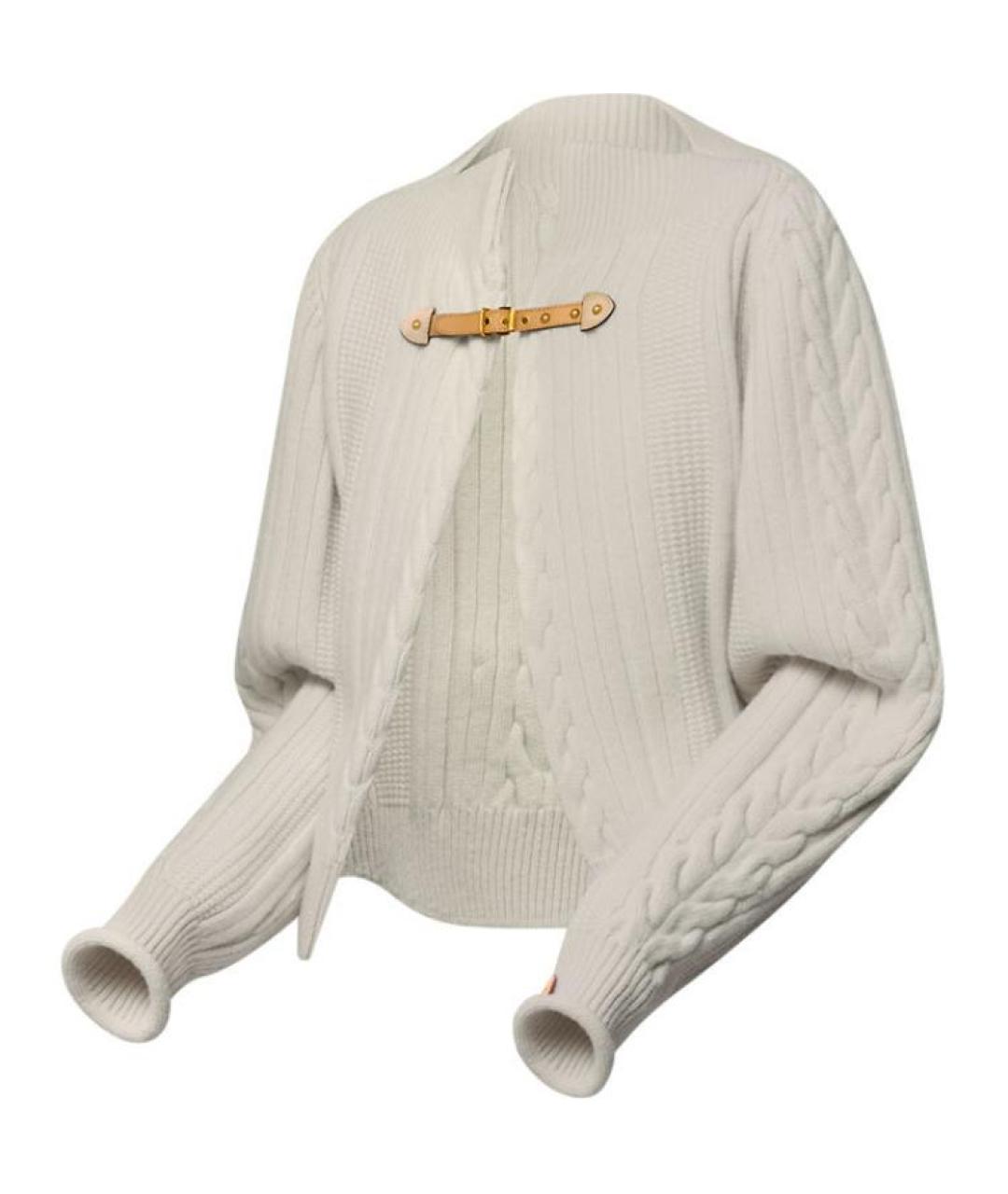 LOUIS VUITTON Бежевый кашемировый джемпер / свитер, фото 3