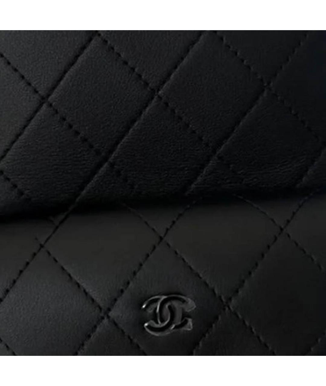 CHANEL Черный кожаный рюкзак, фото 4